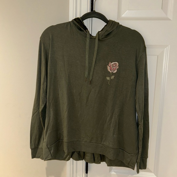 Splendid Tops - Splendid Rose hoodie XS NWT